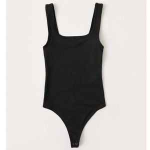 [DUPLICATE] Abercrombie 90's Seamless Fabric Tank Bodysuit (Black)
